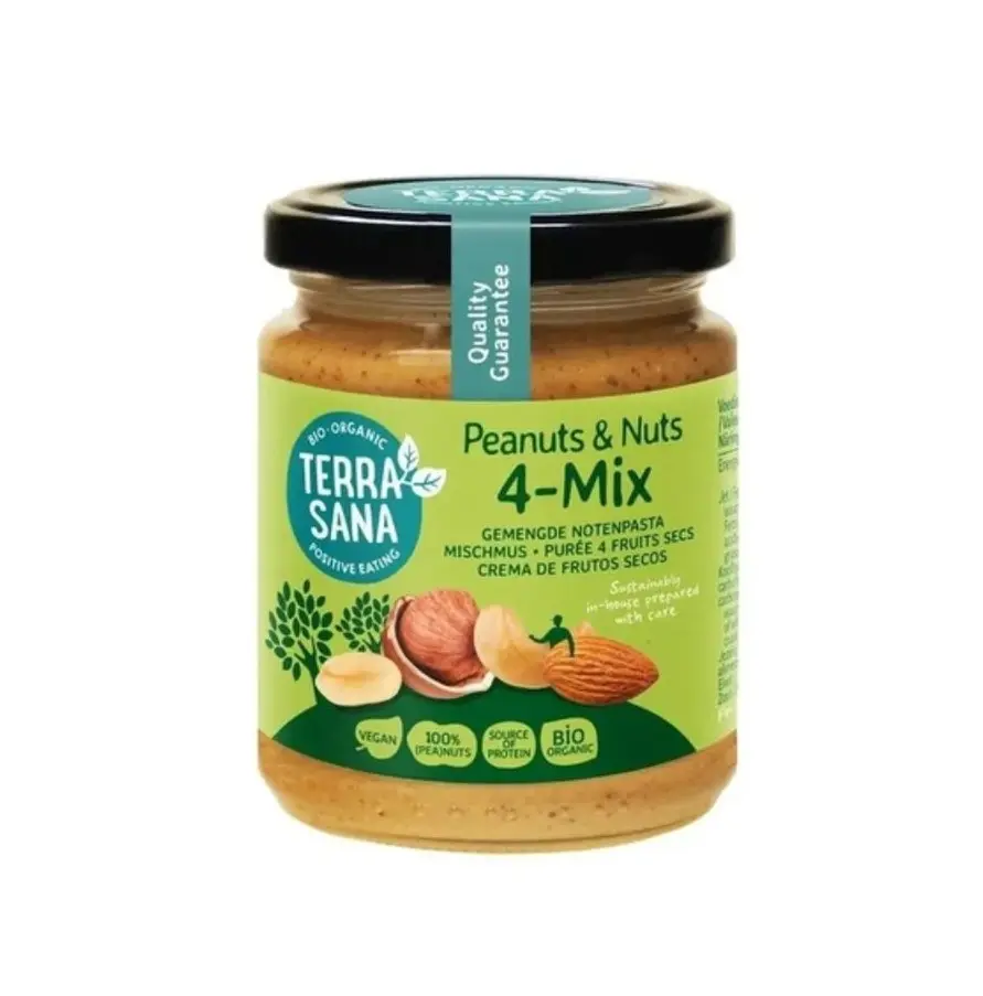 Purée de 4 Fruits Secs grillés bio - Terra Sana